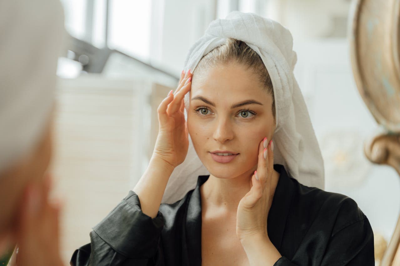 Relaxed facial skincare routine at Illari Aesthetics in Chicago